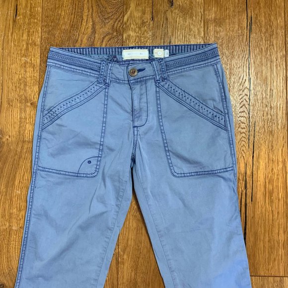 ANTHROPOLOGIE | Hei Hei Alastair Cargo Pants Blue Sz 27 - Picture 5 of 9